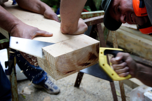 The high-spec jobs Kiwis often work on in Britain give them invaluable experience. Photo / Sarah Ivey
