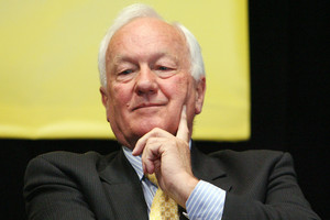 Sir Roger Douglas says John Banks' donation scandal is a 'total making of the media'.
Photo / NZPA