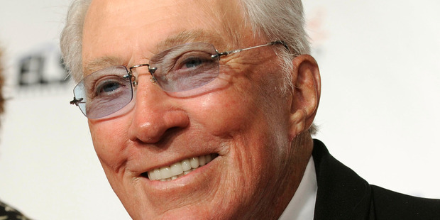2009 file photo which shows Andy Williams arriving at the MusiCares Person of the Year tribute in Los Angeles. Photo / AP