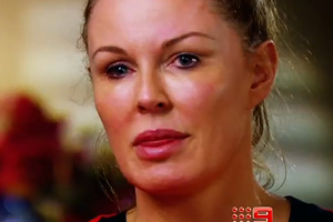 Charlotte Dawson during her interview with 60 Minutes about online bullying. Photo / YouTube