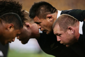 All Black Keven Mealamu has given a frank assessment of how he felt the forward pack has been performing in the Rugby Championship. Photo / Getty Images