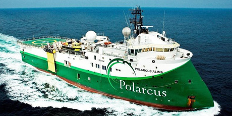 Shell will spend the rest of the year analysing hydrographic data collected by the Polarcus Alima on behalf of Shell and former partner OMV last year around the Great South Basin. Photo / Supplied