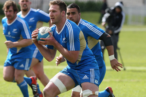 Kieran Read takes part in an All Black training session ahead of Sunday's clash against Argentina. Photo / Getty Images