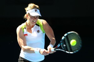 Kim Clijsters is through to her seventh Australian Open semifinal. Photo / Getty Images