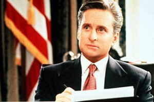 Michael Douglas in The American President. Photo / Supplied