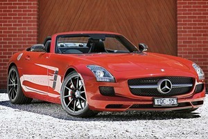 Mecedes-Benz SLS AMG roadster. Photo / Supplied
