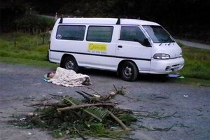 Council staff discovered illegal freedom campers had set material ready for lighting in a fire ban area. Photo / Supplied