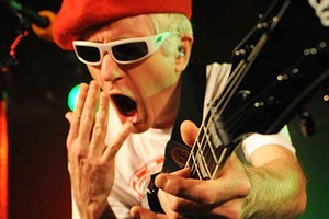 Captain Sensible wasn't happy about a beer-throwing incident at his Auckland show with The Damned. Photo / Supplied