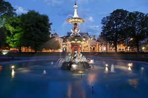 The Peacock Fountain at the Christchurch Botanic Gardens. Photo / Thinkstock