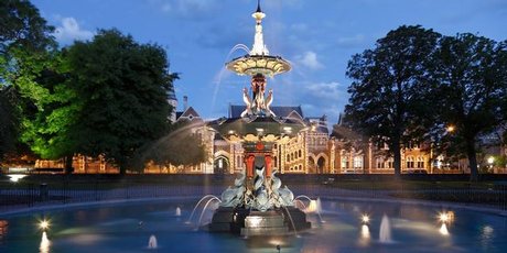 The Peacock Fountain at the Christchurch Botanic Gardens. Photo / Thinkstock