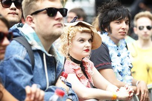 The Laneway Festival tends to attract an edgier crowd than the Big Day Out. Photo / Richard Robinson