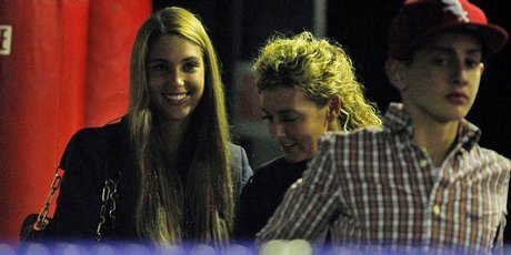 Jaime Ridge with mother Sally at the boxing gym. Photo / Christine Cornege