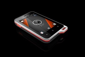 Sony Ericsson's Xperia Active is a solid sportdroid - despite the Billabong branding. Photo / Supplied