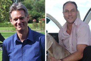 Queensland chiropractor Brett Ireland, 50, and Palmerston North doctor Ralph Saxe, 51, died Monday in a plane crash. Photo / Supplied