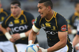 Boom loose forward Ardie Savea was all over the park for Wellington and made some fine runs in his 40 minutes on the field. Photo / Getty Images,