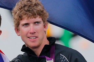Peter Burling has made a successful debut in the America's Cup World Series, skippering Team Korea to a narrow win over Luna Rossa Piranha in his match racing qualifier today. Photo / AP