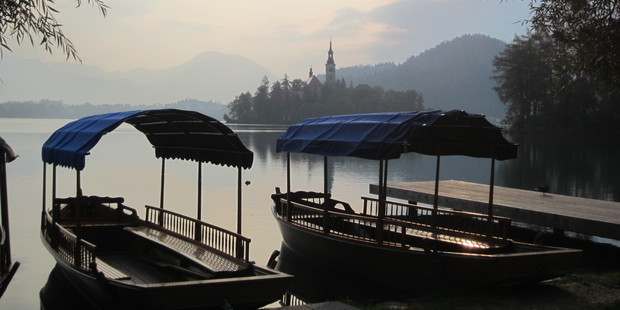 Slovenians and overseas visitors alike flock to Lake Bled for its alpine air, the springs and the scenery. Photo / Jill Worrall