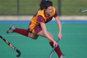 has been selected in three New Zealand squads this year in hockey, athletics and beach volleyball. Photo / Joel Ford.