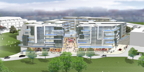 An artist's impression of how the planned new buildings would appear from the beachfront reserve. Photo / Supplied