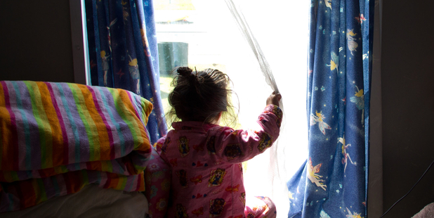 A Statistics NZ survey in 2008 found that 44 per cent of parents in the poorest tenth of families could not afford waterproof coats for their children. Photo / Richard Robinson