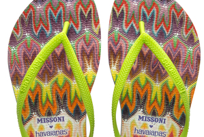 Havaianas designed by Missoni jandals retailed for NZ$96.Photo / File