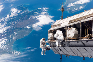 Man continues to send objects into space but the risk of collisions also continues to grow. Photo / Nasa
