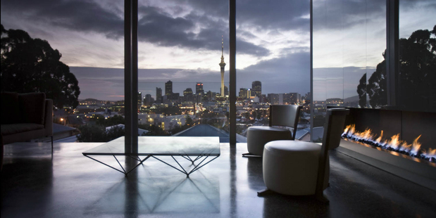 The Mai Mai house has magnificent views over Auckland. Photo / Pattersons