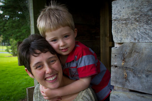 Olivia Sweeney took son Tom, 3, to hospital after he swallowed a battery. Photo / Kenny Rodger