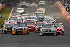 A view of the start of the Bathurst 1000, in 2011. Photo / Getty Images