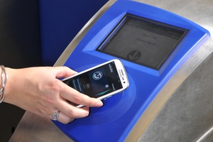 Mobile wallet technology merges credit cards, transport cards and various coupons.
Photo / Supplied