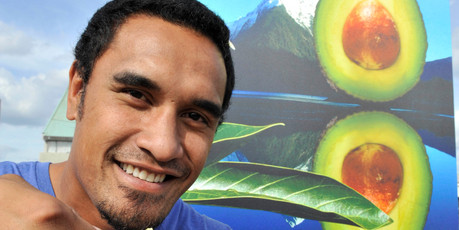 Jerome Kaino says it's great to be involved in promoting NZ avocados. Photo / Supplied