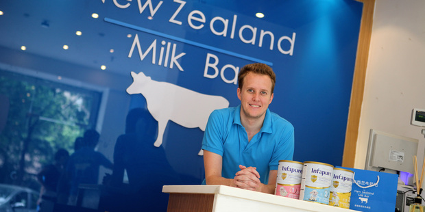 Simon Page says Biopure Health's formula is sold only through its own website and network of stores in China. Photo / Supplied