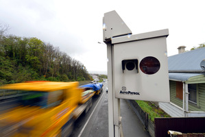 New Zealand speed cameras notices record levels. Photo / Otago Daily times