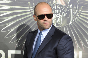 Actor Jason Statham is known for his shaved head.Photo / AP