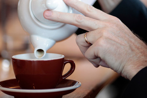 Tea should be taken whenever it can be. Photo / Michael Craig