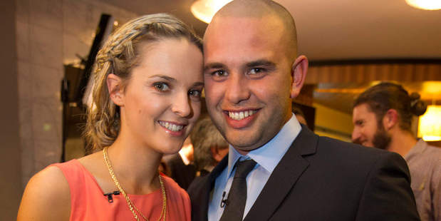 Ginny Death and Rhys Wineera. Photo / Greg Bowker