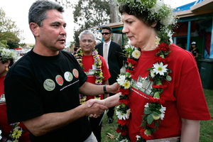 John Tamihere cold-shouldered by Helen Clark in 2005, is said to be keen to challenge for the seat of Paula Bennett in 2014. Photo / APN