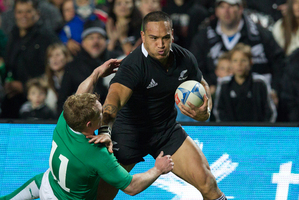 Hosea Gear will be back in the All Blacks for this weekend's match against South Africa. Photo / Greg Bowker