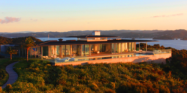 Tourism company Ahipara organises holidays for the super-rich, with guests staying in luxury accommodation such as the Bay of Island's Eagles Nest. Photo / Supplied