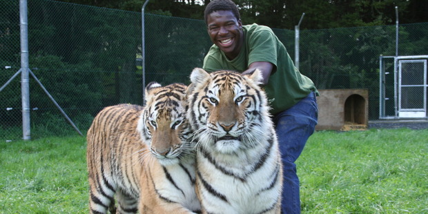Keeper Dalu Mncube was attacked and killed by a Bengal tiger at Zion. Photo / Supplied