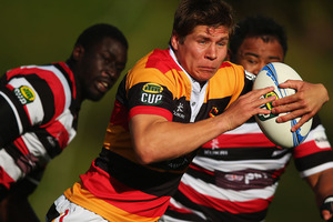Piers Francis of Waikato makes a break during the round 13 ITM Cup rugby match between Counties Manukau and Waikato at ECOLight Stadium. Photo / Getty Images.