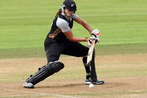 Suzie Bates made a quick-fire 16 off nine deliveries. Photo / Getty Images