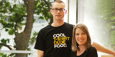 Cool Food's Simon and Amy Hope. Photo / Supplied