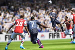 FIFA 13's improved physics system is an attempt to make ball control feel less like a simulation, and more natural. Photo / Supplied