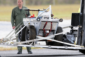 One of the robots used after the Pike River explosion. Photo / Ross Setford
