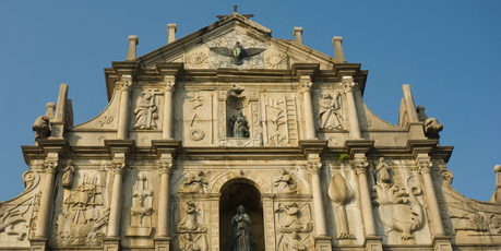 The ruins of St Paul's Cathedral, an iconic Macau landmark. Photo / Thinkstock
