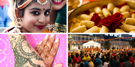 Colourful dress, food, henna surrounded by illuminations - Diwali is a sensory delight. Photo / ATEED/Ted Baghurst/Kellie Blizard