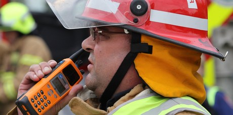 Firefighters in Victoria, Australia, are among the emergency services using Tait's services. Photo / Supplied