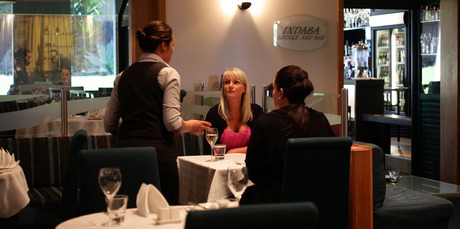 Unlike many airport hotel eateries, Te Maroro Restaurant turns out some great dishes. Photo / Doug Sherring