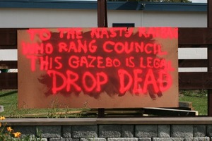 Dob in a Gazebo! Spotted in Waipu. Photo / Supplied